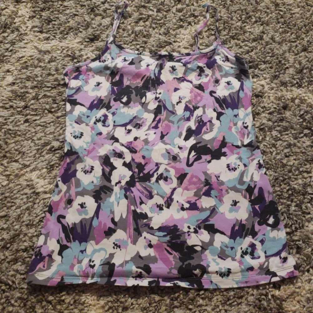 LOFT Floral Tank Top